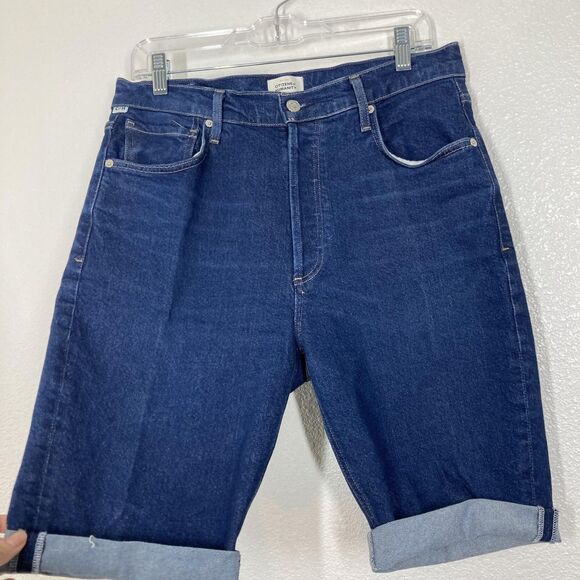 Citizens of Humanity Shorts Womens 29 Denim Jolene Button Fly Organic Cotton - Picture 13 of 16